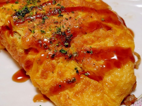 水っぽくならない焼きそば技でオムそば